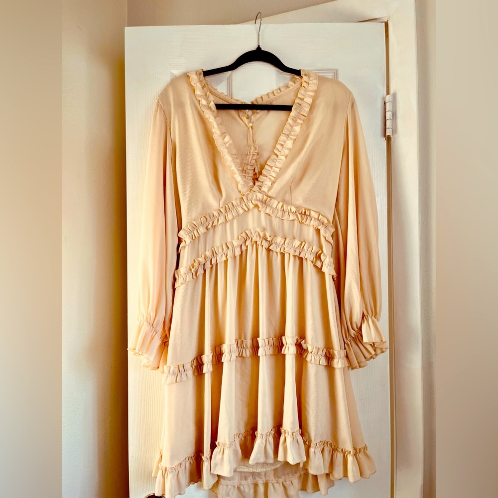 Fairytale Lined Ruffle Dress
